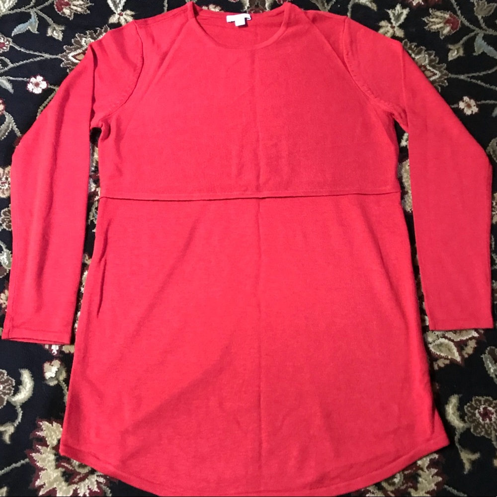 Red Pullover Sweater